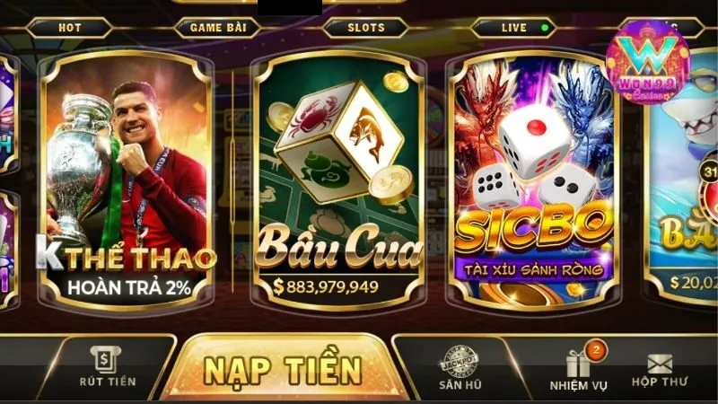 Cổng game Won99 được yêu thích tại Việt Nam